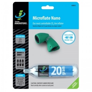 Genuine Innovations Microflate Nano CO2 Inflator 20g